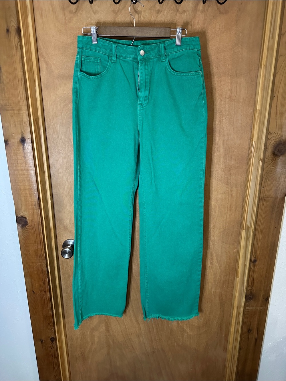 SHEIN Green Jeans